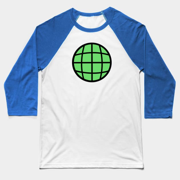 Planeteers Shirt Logo Baseball T-Shirt by BigOrangeShirtShop